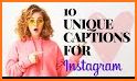 Captions for Instagram related image