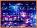 Neon Violet Heart Keyboard Theme related image