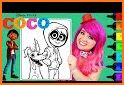 COCO Coloring Book for kids related image