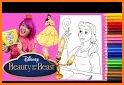 Beauty And The Beast Coloring Book related image