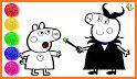 pepp cartoon coloring pig related image