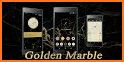 Golden White Marble Theme Launcher related image