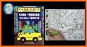 Cars Color by Number – Cars Coloring Book related image