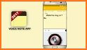 Notepad with voice input related image