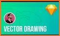 Line Art - Circular Vector Drawing App related image