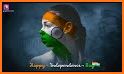 Indian Flag face photo editor  & 15th August DP related image