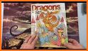 Coloring Book Dragon related image
