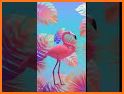 Cute Wallpaper Flamingos Theme related image