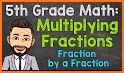 Multiply and divide fractions - 5th grade math related image