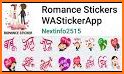 Love Stickers / romance stickers for couples related image