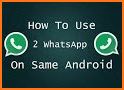 Multiple accounts: 2 accounts for 2 whatsapp related image