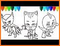 Coloring For Pj Masks - Colouring Book related image