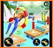 Stuntman Scary Wipeout Halloween: Water Park Games related image
