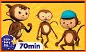 Nursery rhymes: 5 Monkeys HD related image
