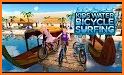 Bicycle Water Surfing Beach Stunts related image