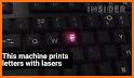 3D Laser Science keyboard related image