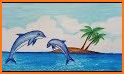 Drawing Coloring Dolphin related image