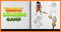 Kids Superhero Dragon Ball Goku coloring book related image