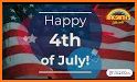 4th July Independence day Wishes & Live Wallpaper related image