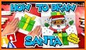 coloring santa claus related image