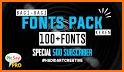 PicSay Pro Font Pack - A related image