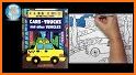 Vehicles Coloring Book related image