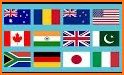 Flags of the world with photo related image