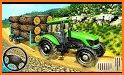 Offroad Tractor Trolley Cargo Driving related image