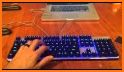 Black Blue Light Technology Keyboard related image