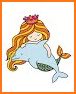 Mermaid Games: Coloring Pages related image