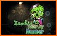Zombies Color by Number: Horror Glitter Paint Book related image