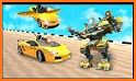 Ramp Car Robot Transform Racing: Car Shooting Game related image