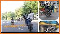 Moto Bike Stoppie Kiss wheelie Stunts related image