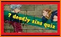 Anime Nanatsu no taizai The seven deadly sins Quiz related image