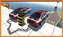 Chained Cars against Ramp related image