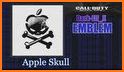 Black Skull Apple Theme related image