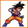 Goku Coloring By Number Dragonball Super Pixel Art related image