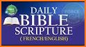 Daily Bible Verses (English and French) related image