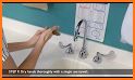 Washing hands related image