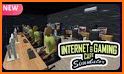 Internet gaming cafe simulator related image
