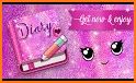 Pink Glitter Secret Diary related image