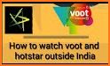 Voot outside India related image