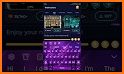 Cool Black Purple Keyboard Theme related image