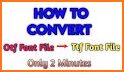 Font Converter - Convert OTF to TTF related image