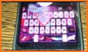 Purple Neon Keyboard Theme related image