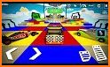 Blocky Car Races - Mega Ramps Game related image