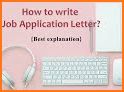 Write a Letter of Application for a Job related image