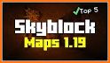 Skyblock maps for minecraft related image