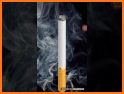 Smoking virtual cigarette related image