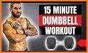 dumbbell workout at home related image